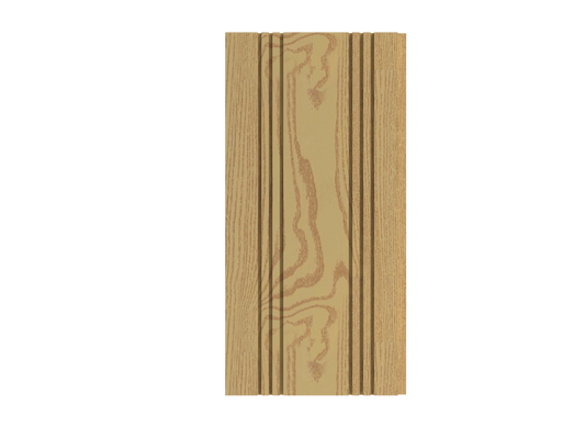 Natural Wood Slim-Groove 3D Wall Panel - 200 x 2400 x 8 mm