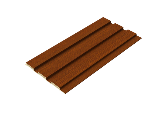 Sienna Redwood Triple-Groove 3D Wall Panel - Full Side View