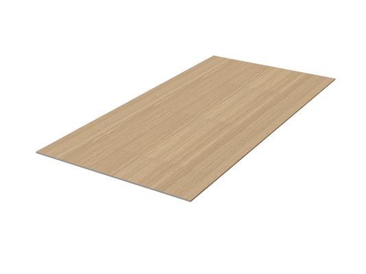 Natural Wood-Grain Flat Wall Panel - side full view