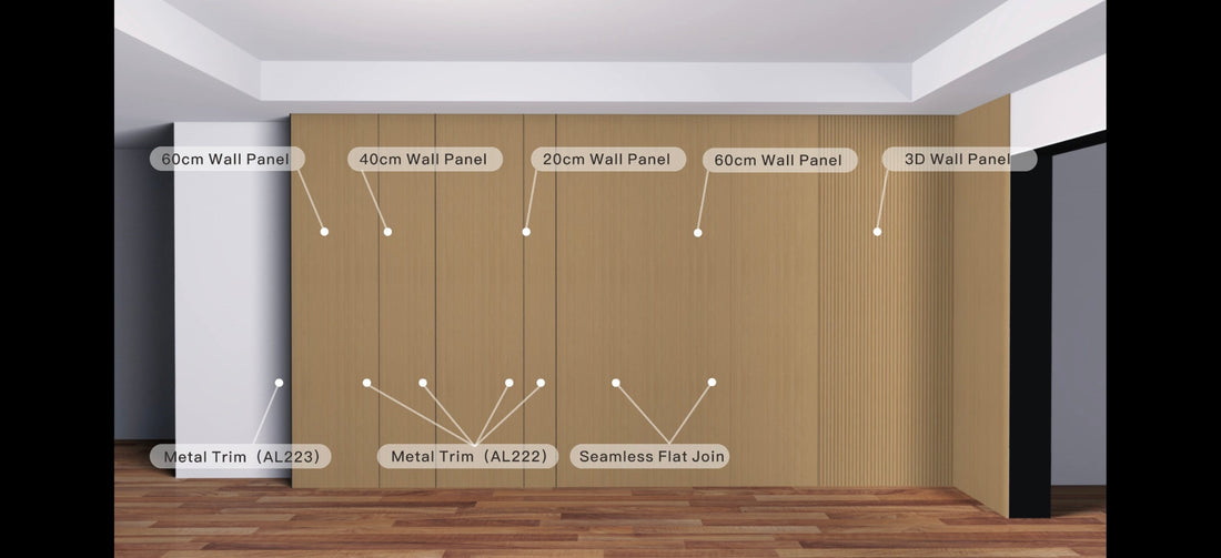 How to Install WPC Wall Panels Flat + 3D Panel Feature Wall Demo