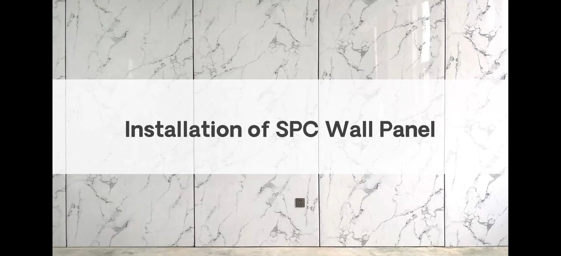 How to Install SPC Wall Panels Living Room Wall Covering Demo