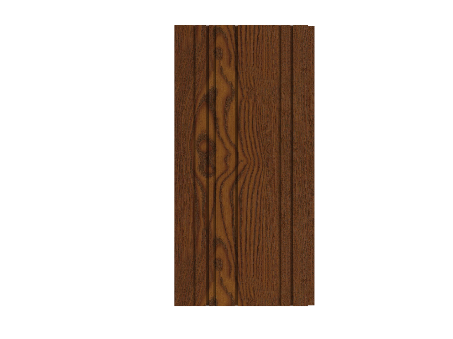 Chestnut Wood Slim-Groove 3D Wall Panel - 200 x 2400 x 8 mm
