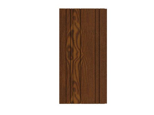 Chestnut Wood Slim-Groove 3D Wall Panel - 200 x 2400 x 8 mm