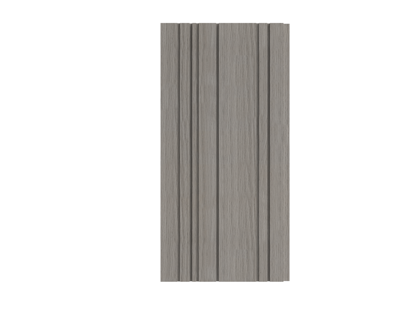 Ash Grey Slim-Groove 3D Wall Panel - 200 x 2400 x 8 mm