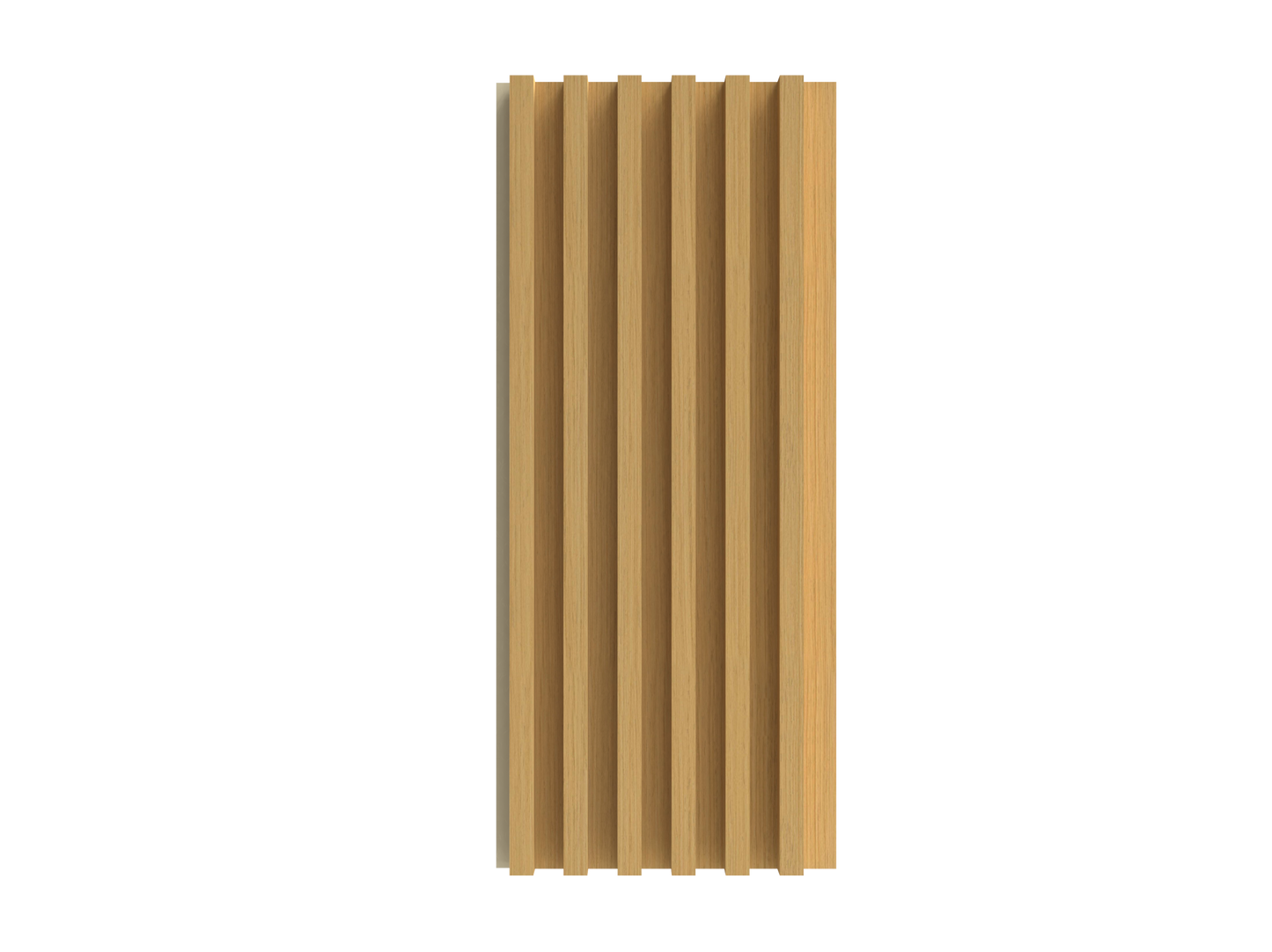 Natural Teak Equal-Groove 3D Wall Panel - 173 x 2900 x 20 mm