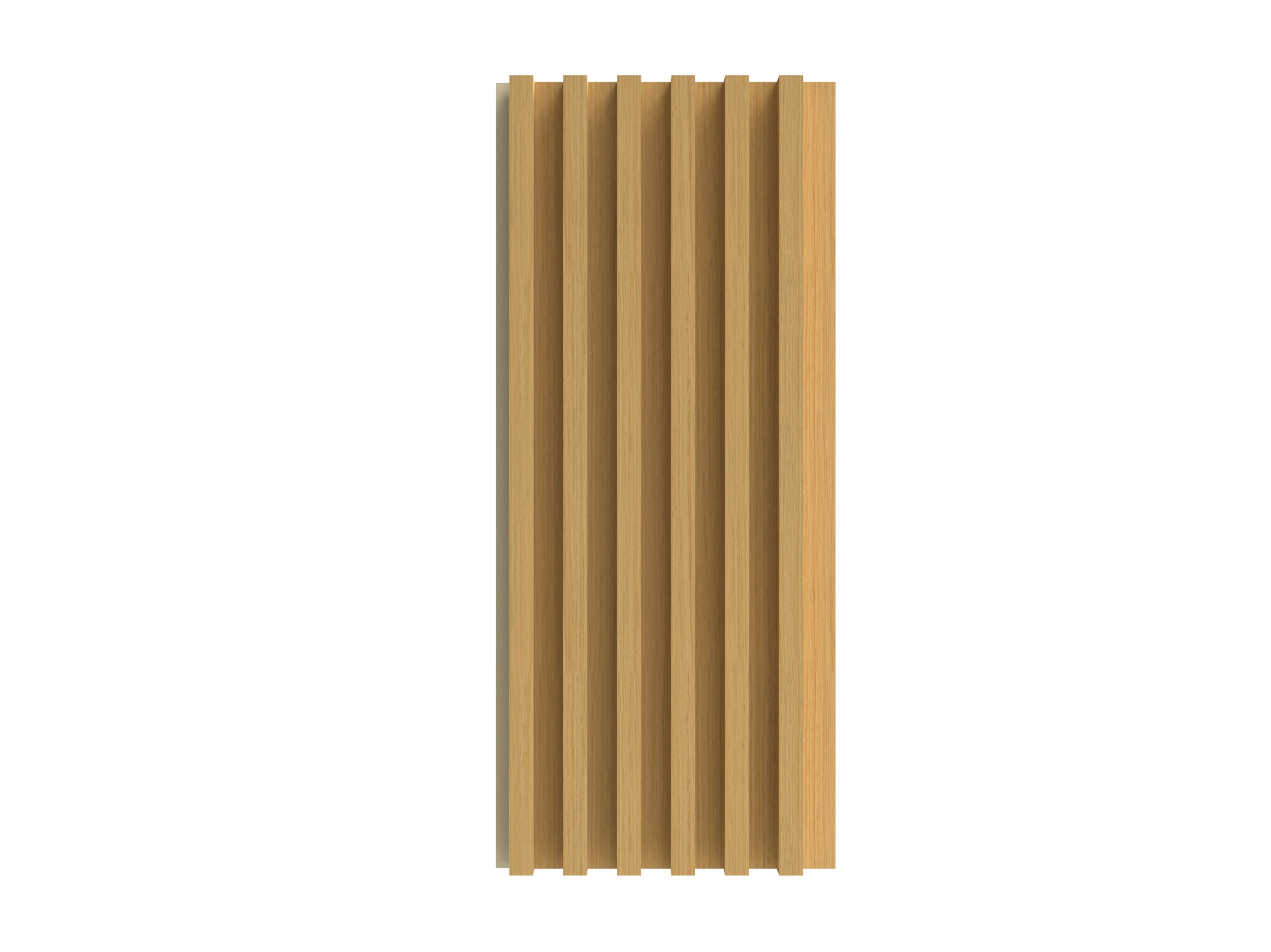 Natural Teak Equal-Groove 3D Wall Panel - 173 x 2900 x 20 mm