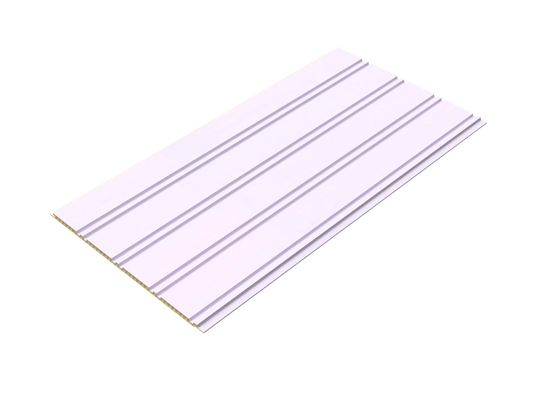 Lavender Mist Wide-Rib 3D Wall Panel - Full Side View