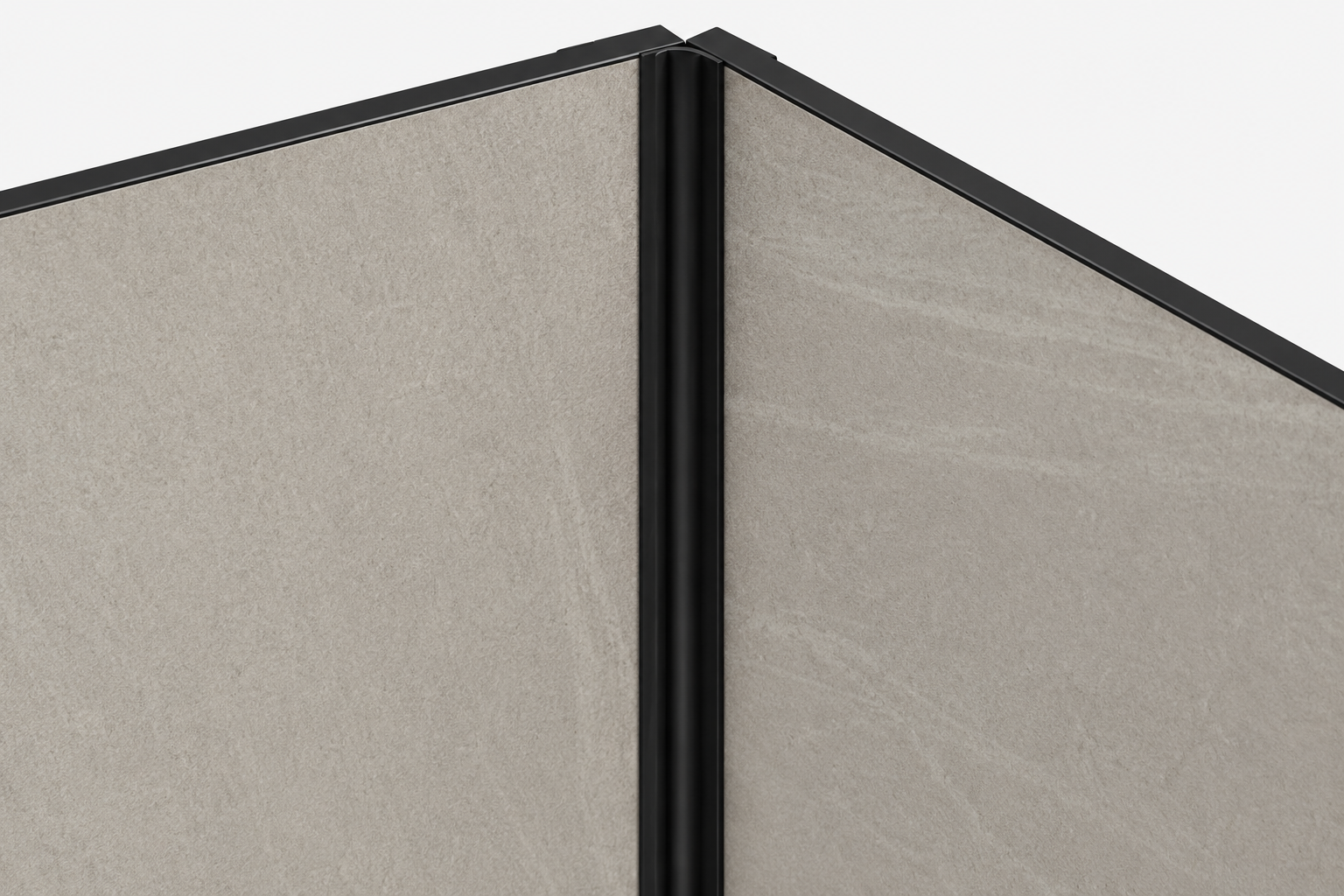 4mm Wall Panel Internal Corner Trim with panel 3D image