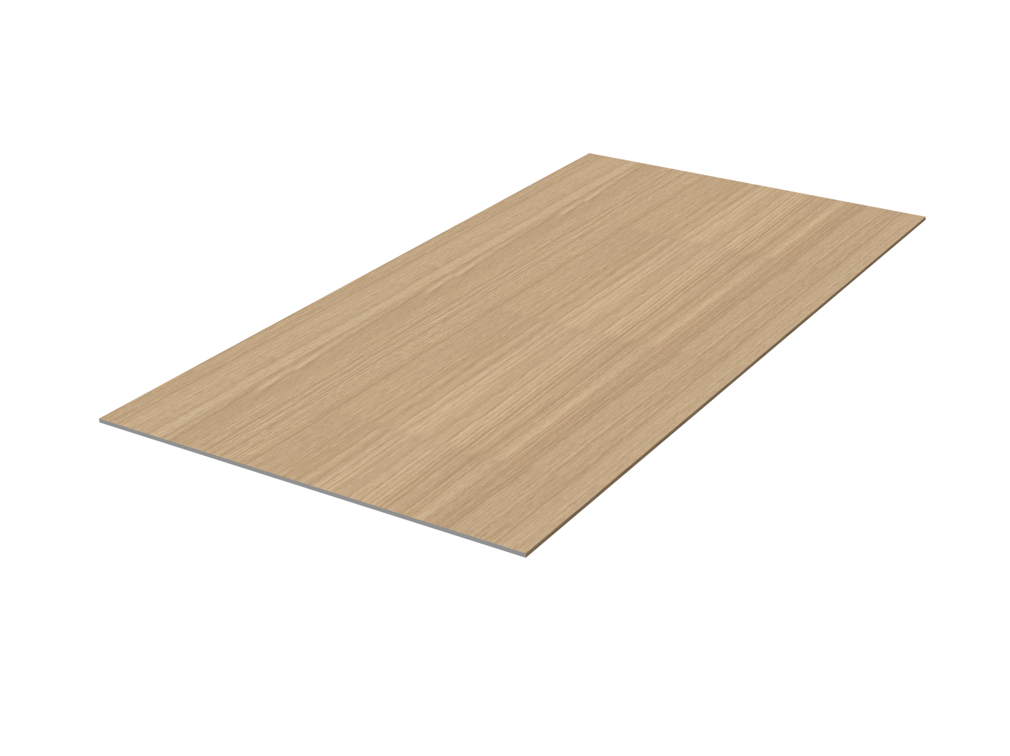 Natural Wood-Grain Flat Wall Panel - side full view