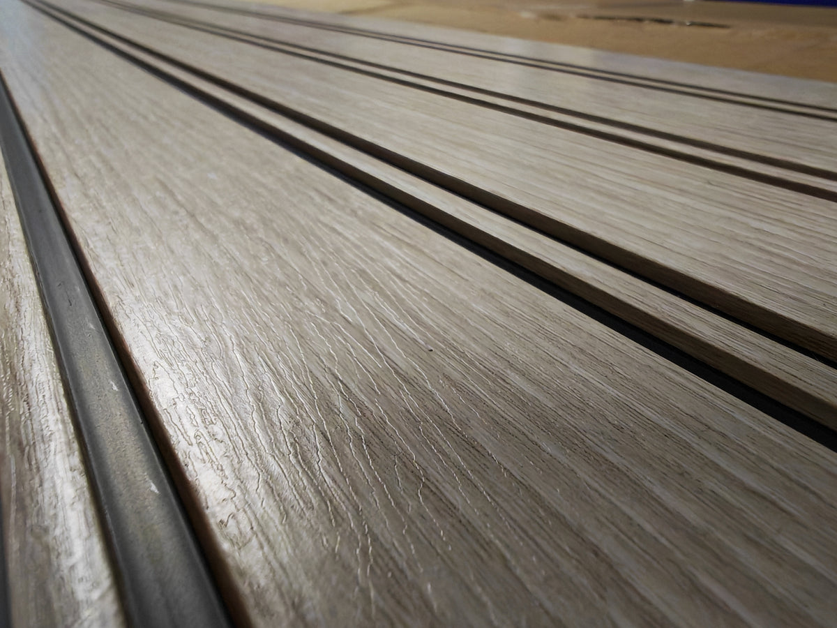 Blonde Timber Wide-Rib 3D Wall Panel