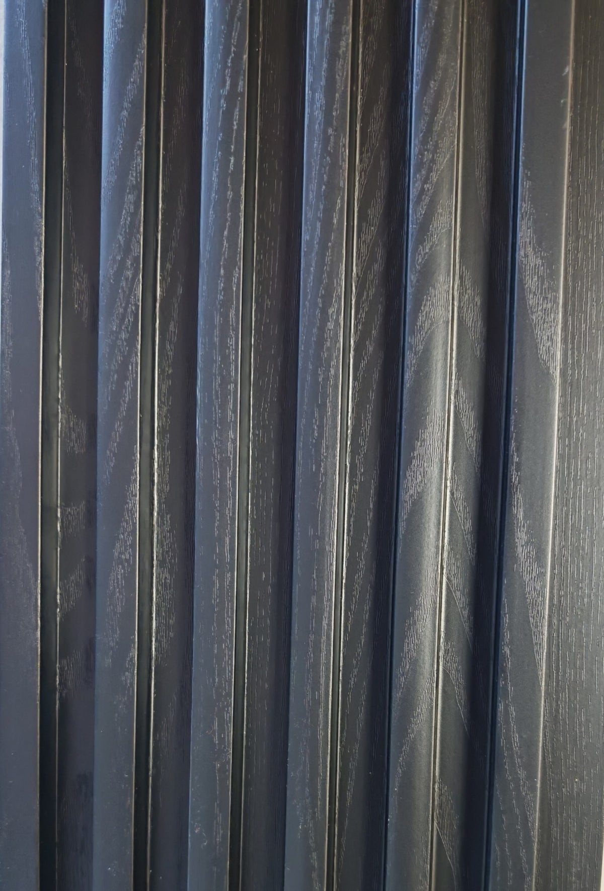 Black Batten Wall Panel