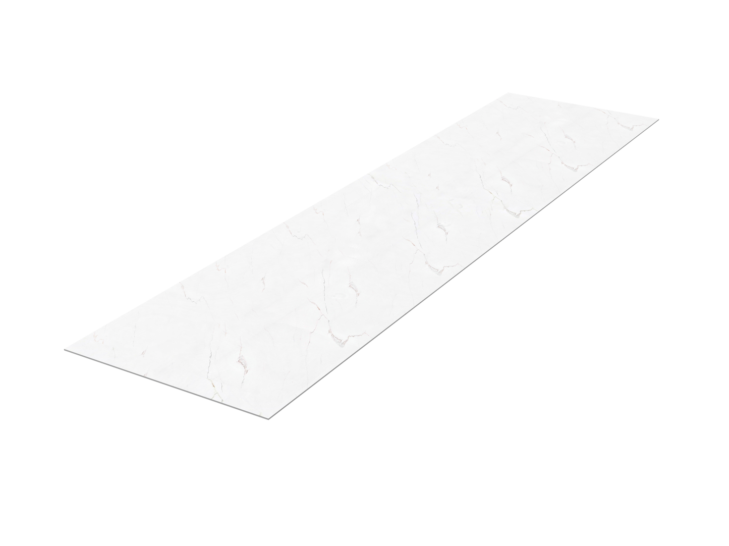 Alpine Pearl Waterproof Wall Panel side full view